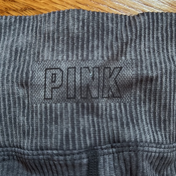 Victoria Secret PINK Active Women's Jogger Seamless Leggings Gray Acid Wash, SP - Picture 3 of 6